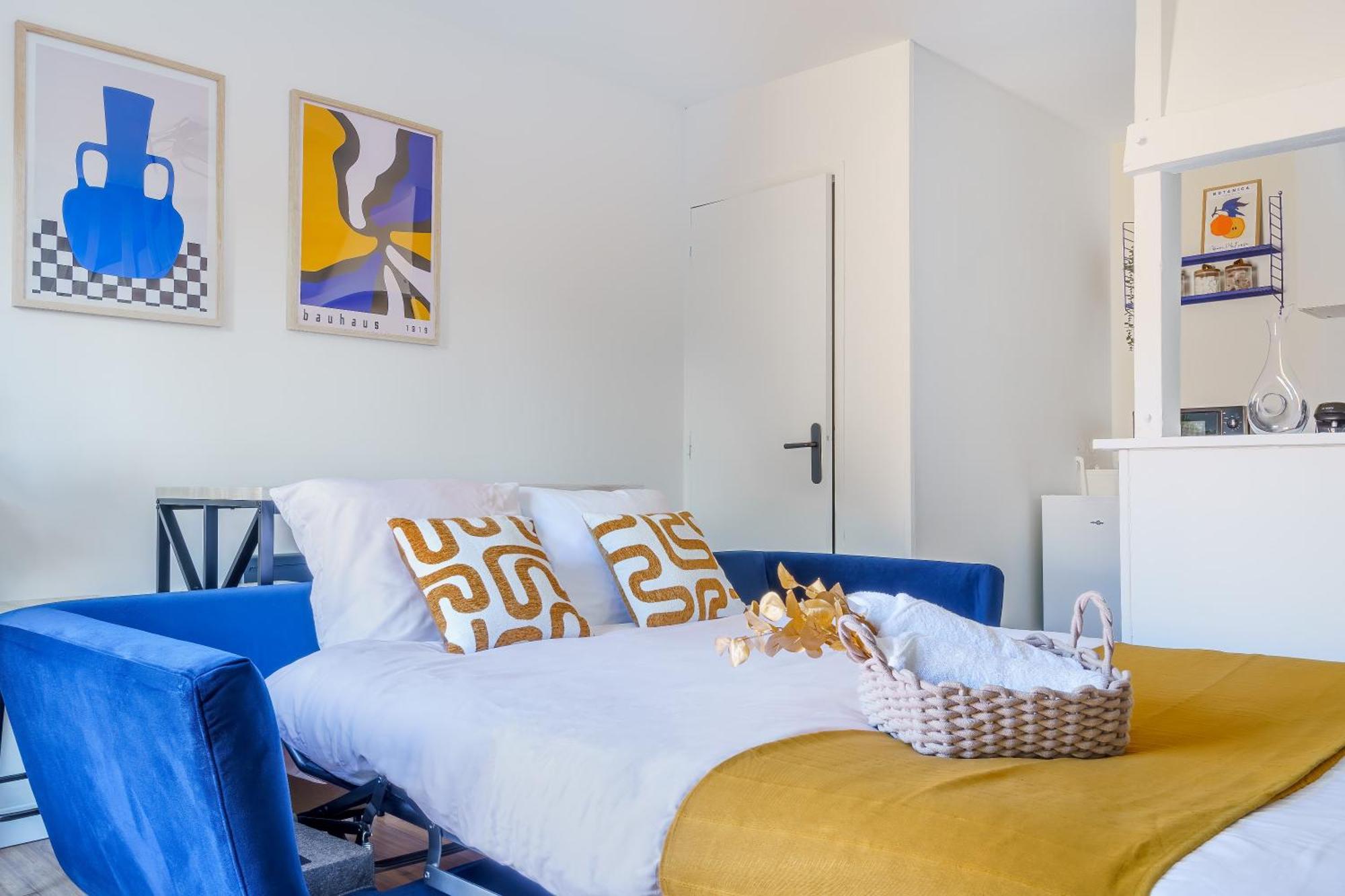 Maisonnette Bleu Horizon Avec Jardin - 2Min Gare - Serenito Homes Saint-Just-en-Chaussee Экстерьер фото