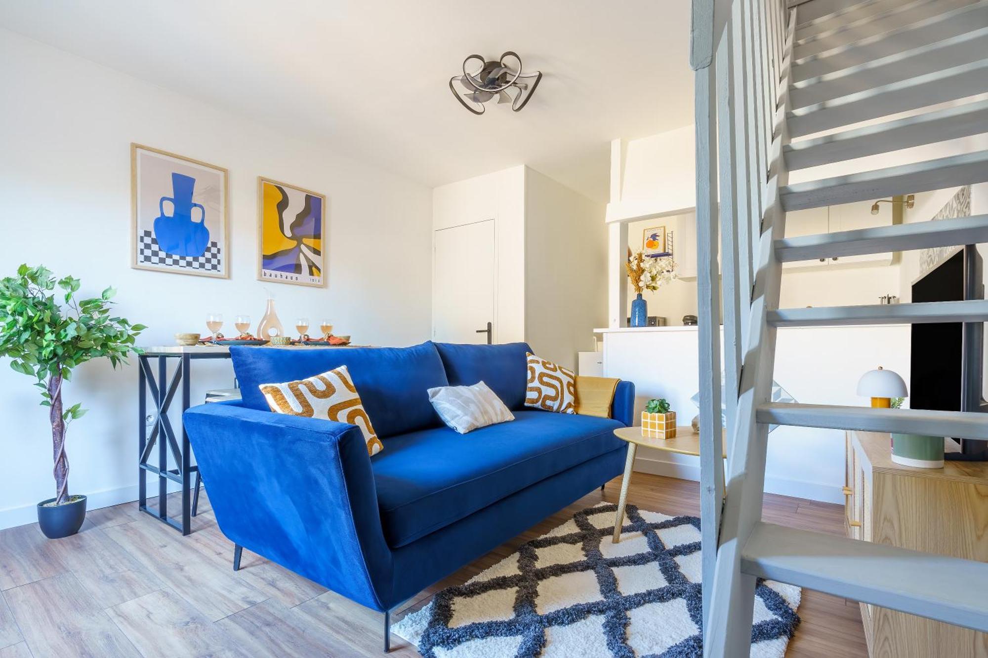 Maisonnette Bleu Horizon Avec Jardin - 2Min Gare - Serenito Homes Saint-Just-en-Chaussee Экстерьер фото
