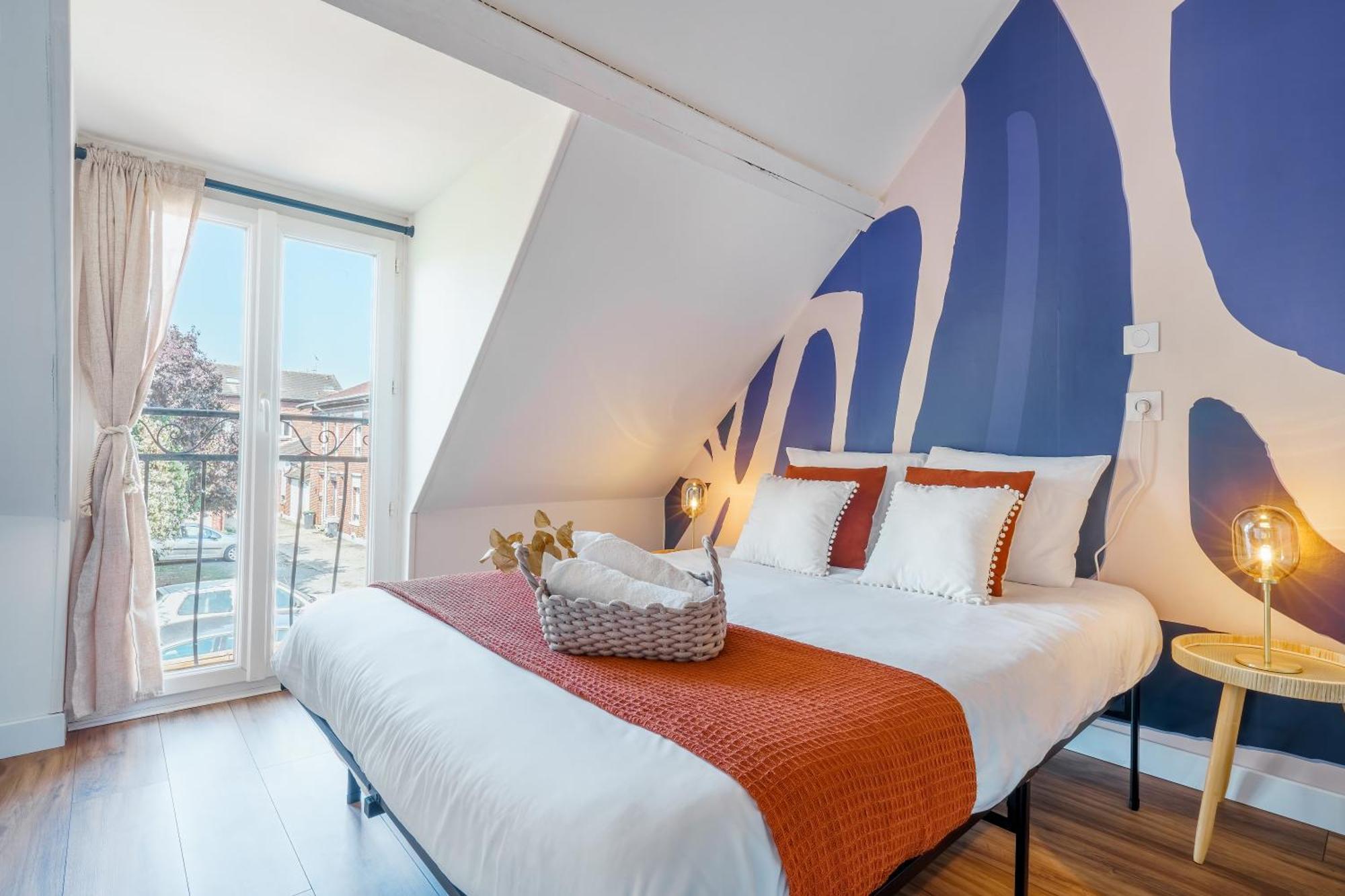 Maisonnette Bleu Horizon Avec Jardin - 2Min Gare - Serenito Homes Saint-Just-en-Chaussee Экстерьер фото