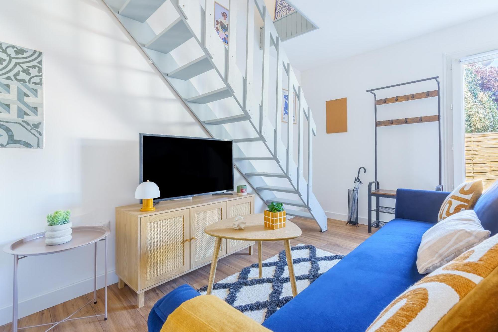 Maisonnette Bleu Horizon Avec Jardin - 2Min Gare - Serenito Homes Saint-Just-en-Chaussee Экстерьер фото